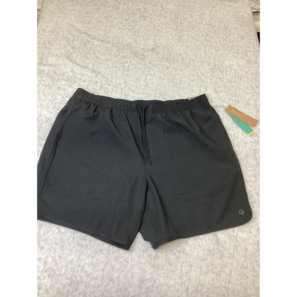 Free Fly Mens Reverb Short Black UPF 50+ Athletic Outdoor MRVBS-300 XXL